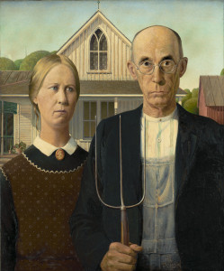 American Gothic" by Grant Wood"
